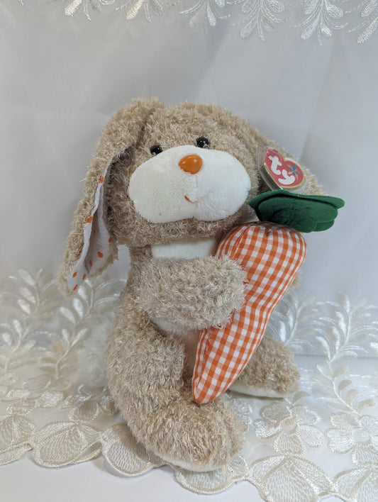 Ty Beanie Buddy - Veggies The Bunny With Big Carrot (9in) - Vintage Beanies Canada