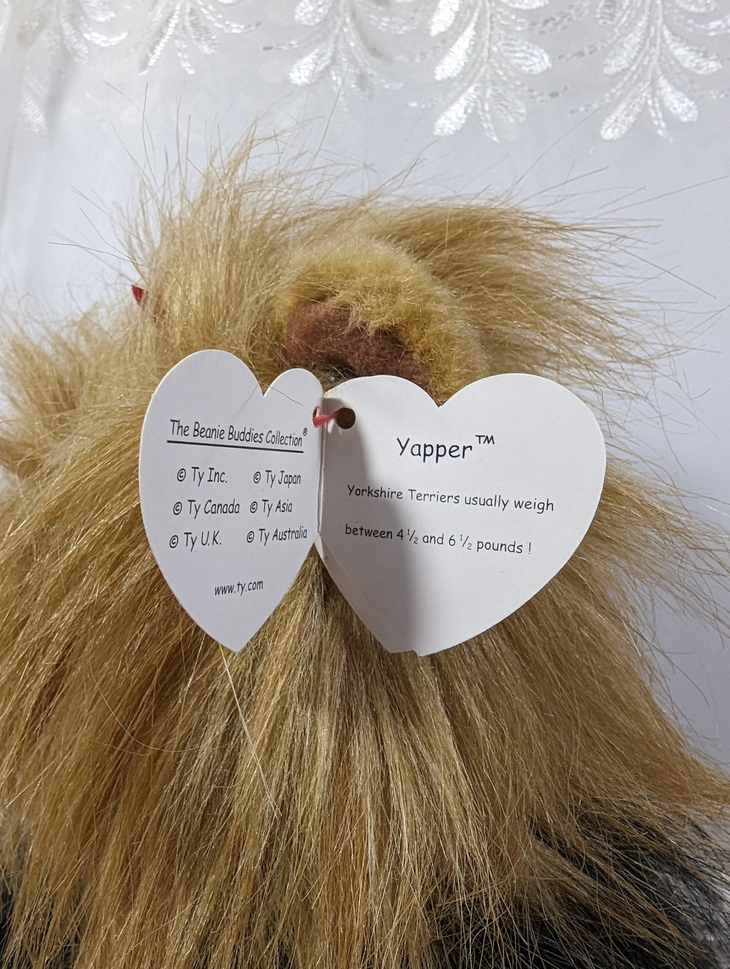 Ty Beanie buddy - Yapper The Yorkshire Terrier Dog (11in) Non - mint Tag - Vintage Beanies Canada