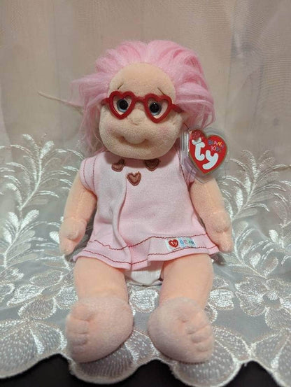 Ty Beanie Kids - Luvie The Girl Doll With Pink Hair (10in) - Vintage Beanies Canada