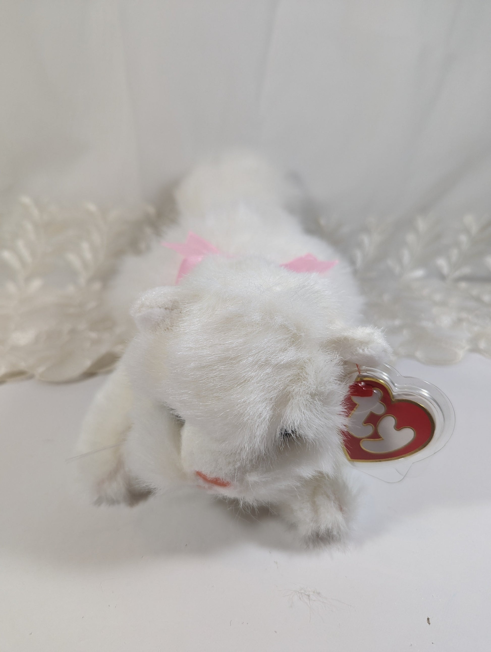 Ty Classic Collection - Angel The White Cat (12in) - Vintage Beanies Canada