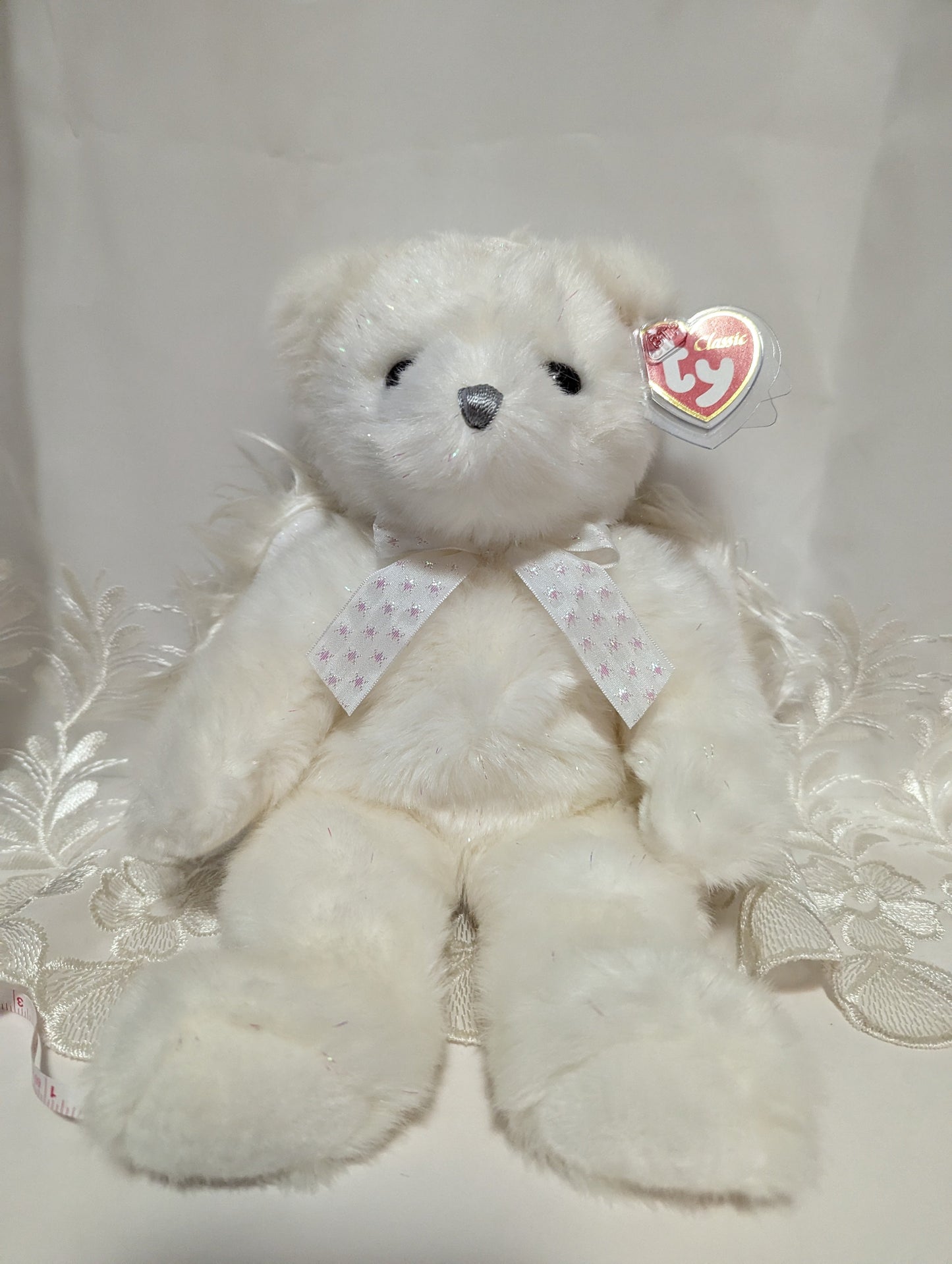 Ty Classic Collection - Angelina The Angel Bear (12in) Near Mint - Vintage Beanies Canada