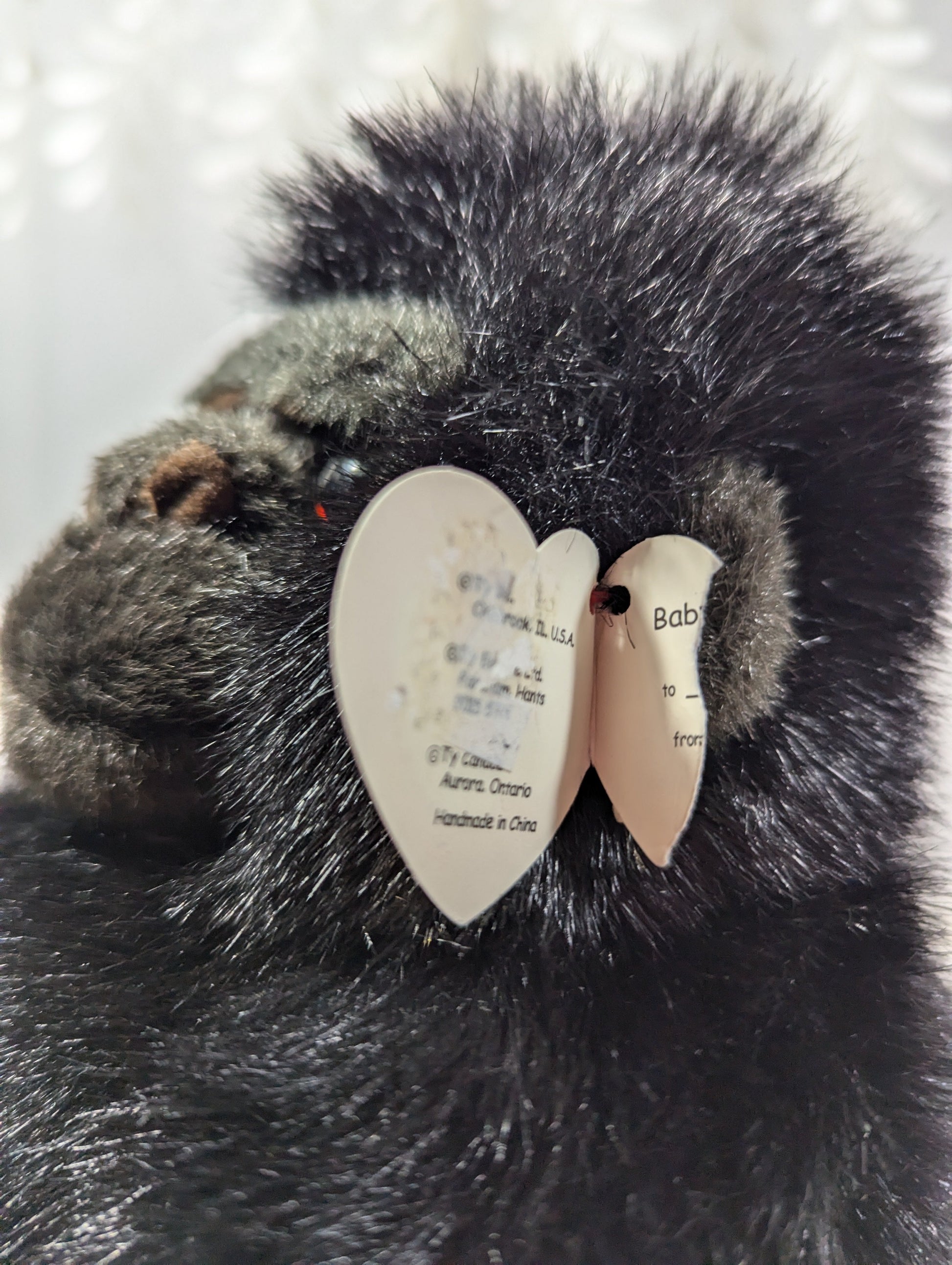 Ty Classic Collection - Baby George The Gorilla (12in) Non - mint Hang Tag - Vintage Beanies Canada