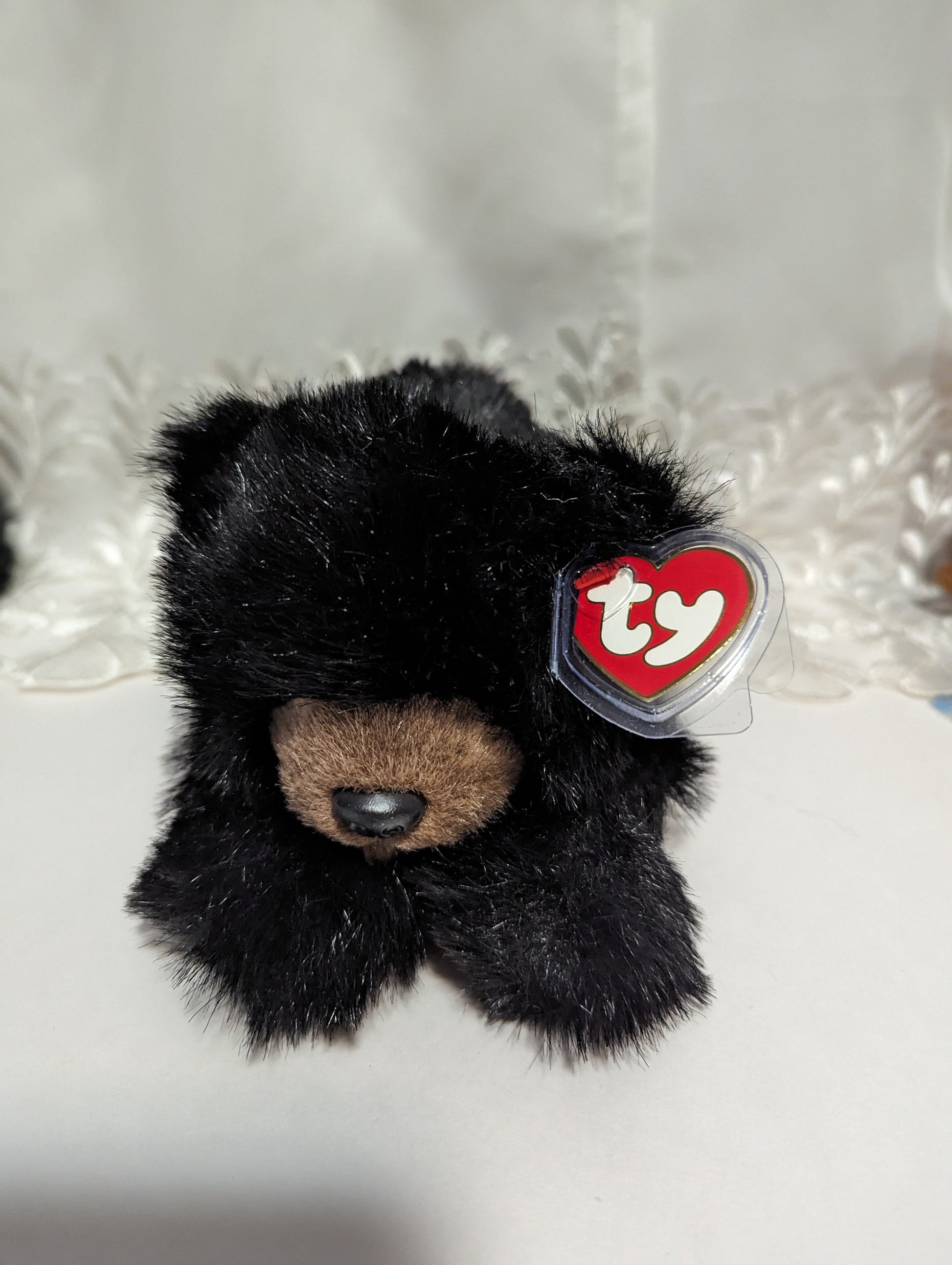 Ty Classic Collection - Baby Paws The Black Bear (12in) - Vintage Beanies Canada