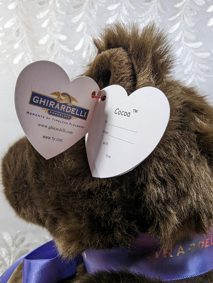 Ty Classic Collection - Cocoa the Bear - Ghiradelli Exclusive *Rare* (12 in) - Vintage Beanies Canada