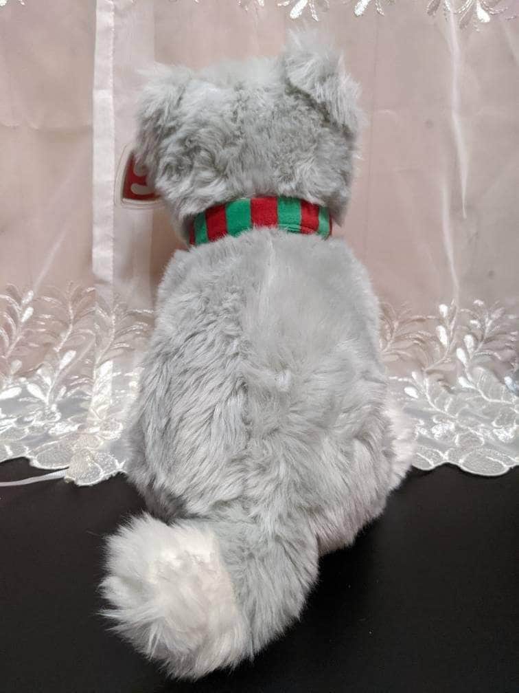 Ty Classic Collection - Dancer The Fluffy Dog With Scarf (15in) Near Mint - Vintage Beanies Canada