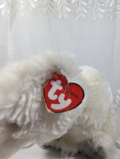 Ty Classic Collection - Iceberg The Polar Bear With Blue Eyes (11 in) Pre - owned Condition - Vintage Beanies Canada