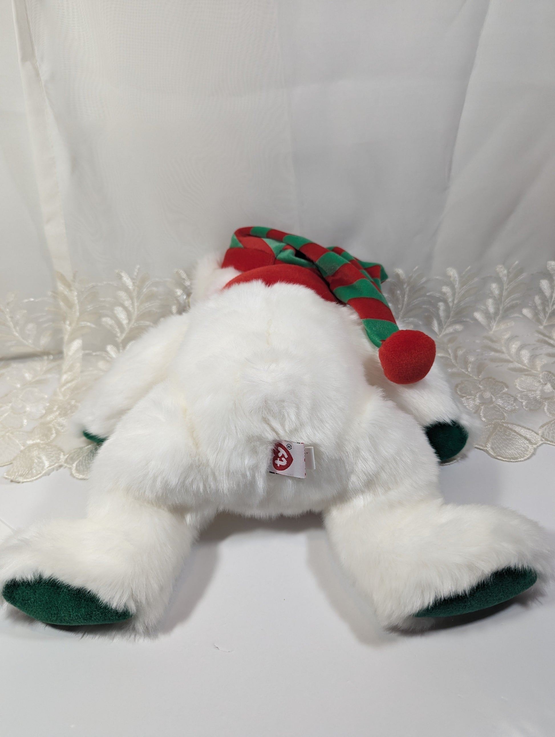 Ty Classic Collection - Merry the Christmas Bear (13in) - Vintage Beanies Canada