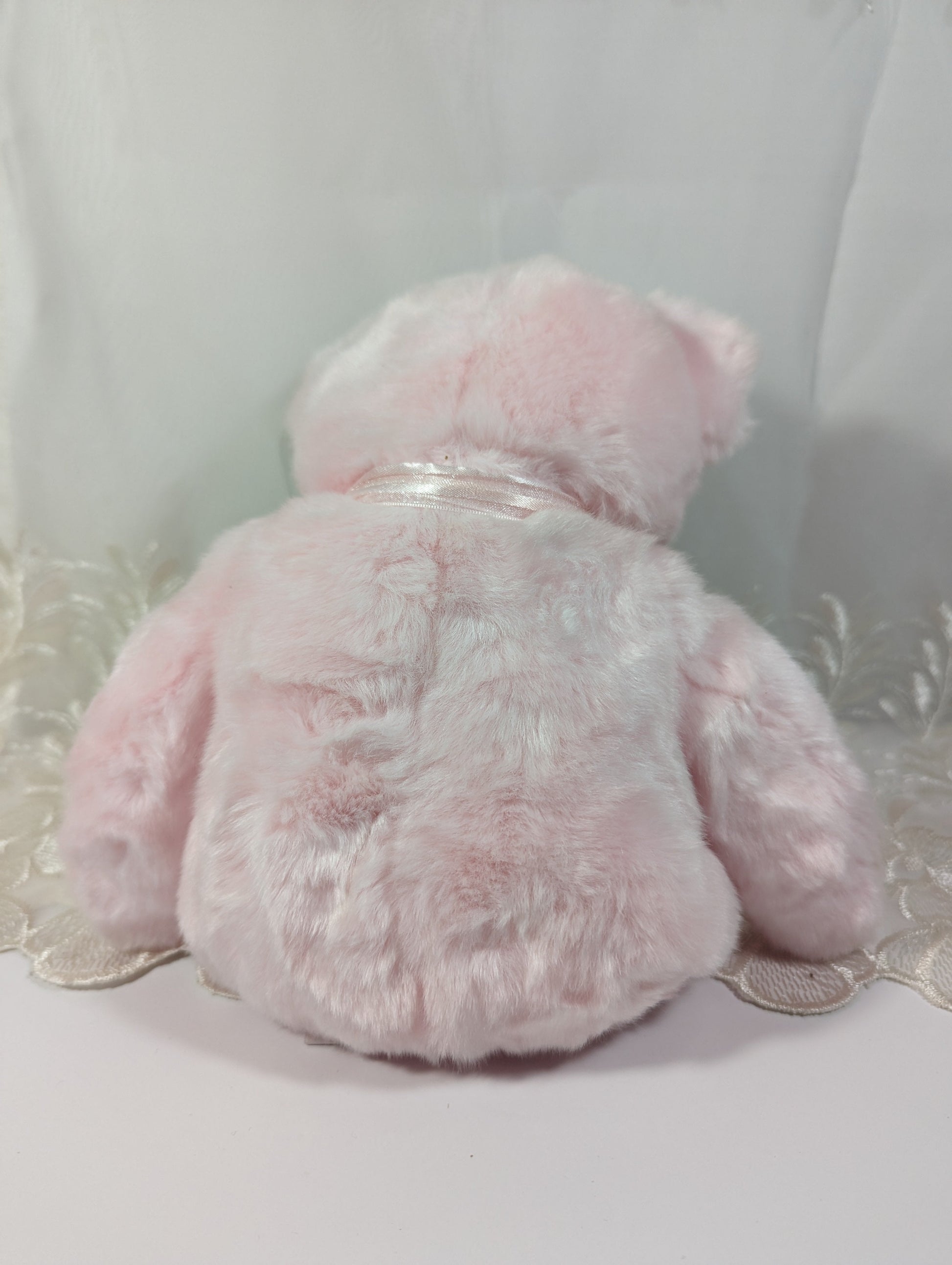 Ty Classic Collection - Rosette The Pink Teddy Bear (13 in) - Vintage Beanies Canada