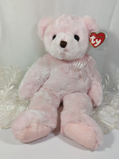 Ty Classic Collection - Rosette The Pink Teddy Bear (13 in) - Vintage Beanies Canada