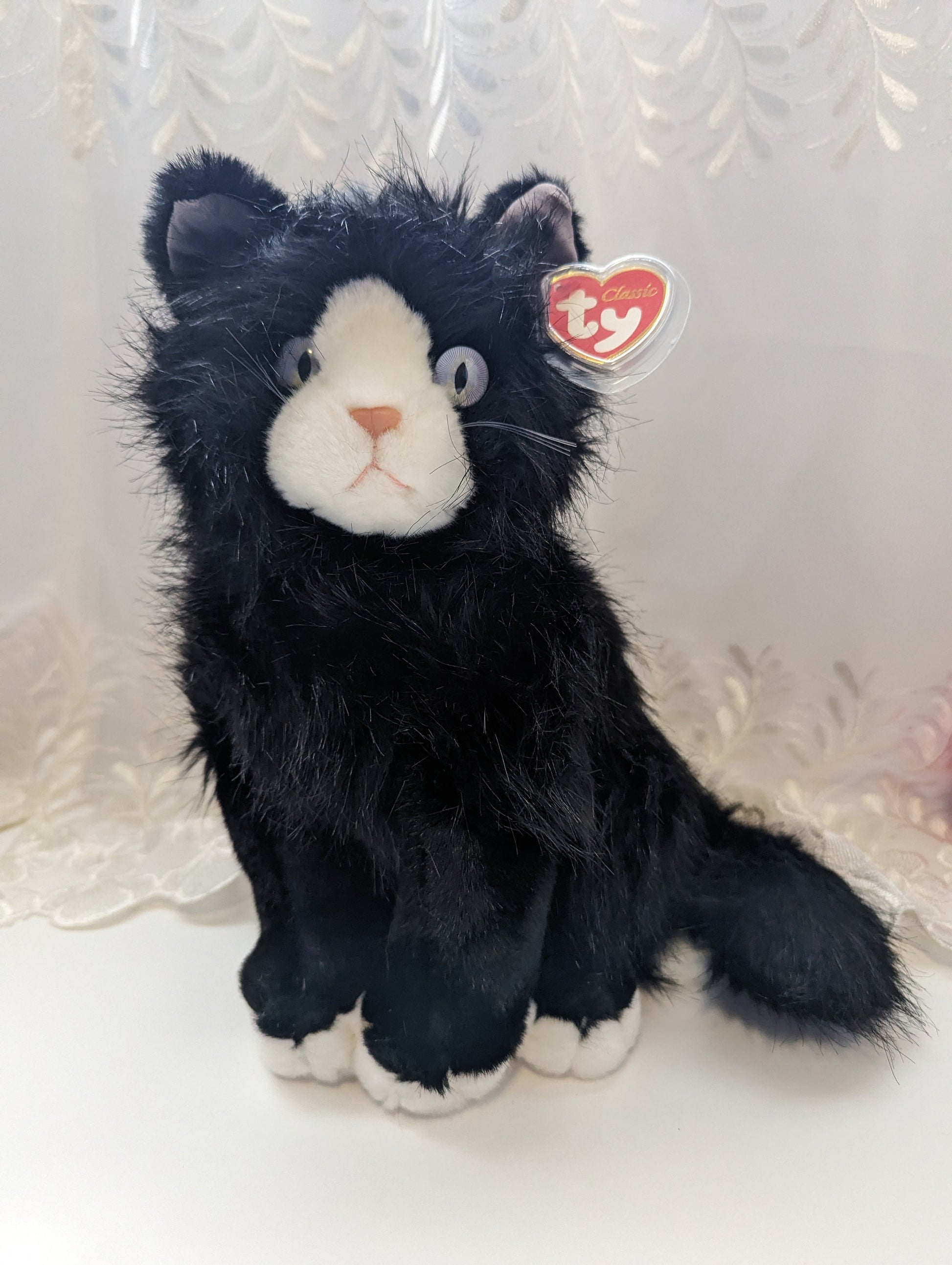 Ty Classic Collection - Shadow The Black Cat (12in) *Rare* Near Mint - Vintage Beanies Canada