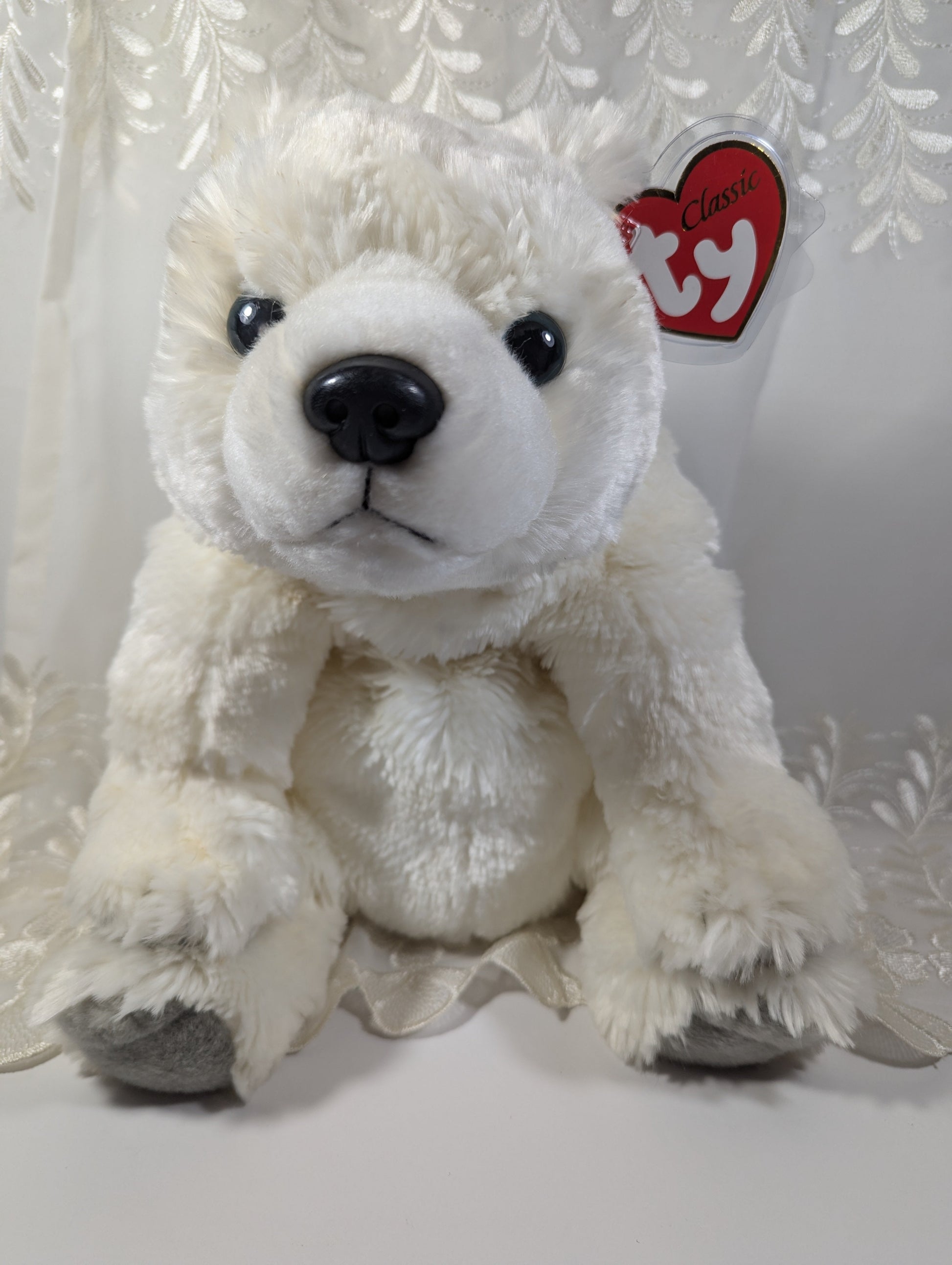 Ty Classic - Iceberg The Polar Bear (16 inch) *Rare* Creased Tag - Vintage Beanies Canada