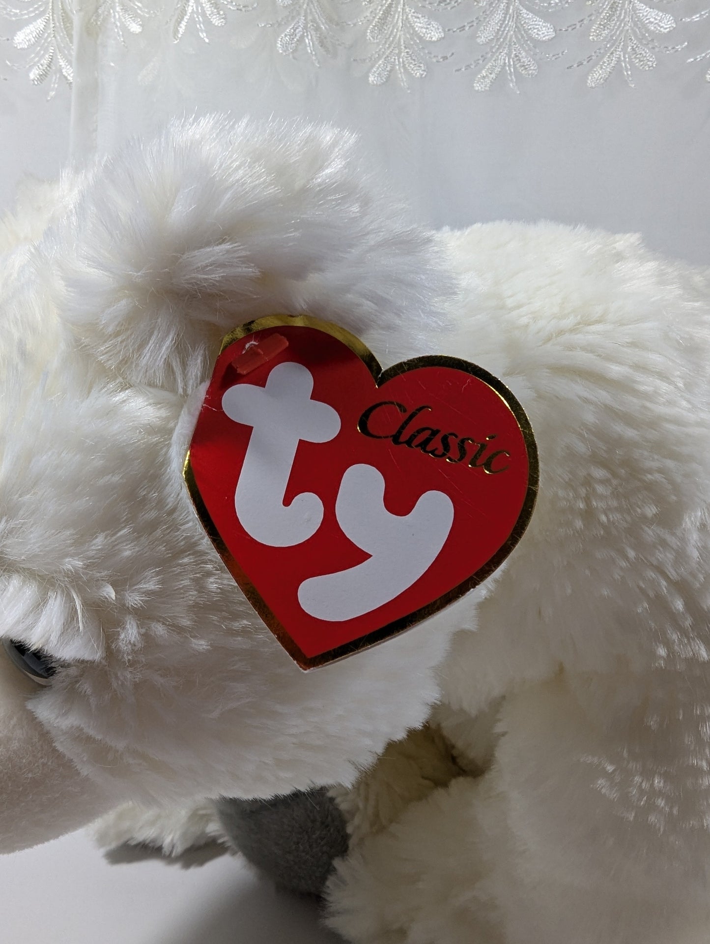 Ty Classic - Iceberg The Polar Bear (16 inch) *Rare* Creased Tag - Vintage Beanies Canada