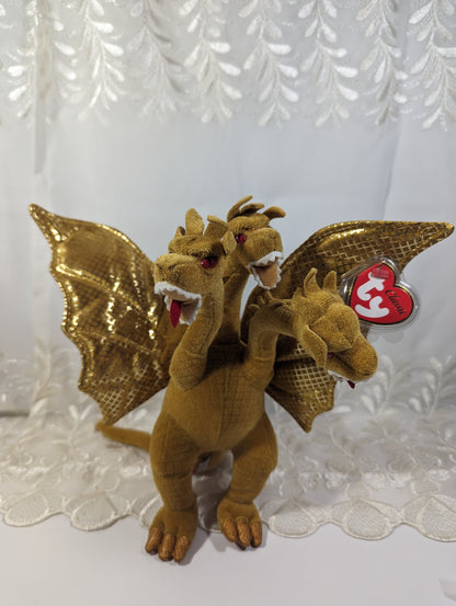 Ty Classic King Ghidorah Godzilla the Three - headed Dragon - Japan Exclusive *RARE* Mint (10in) - Vintage Beanies Canada