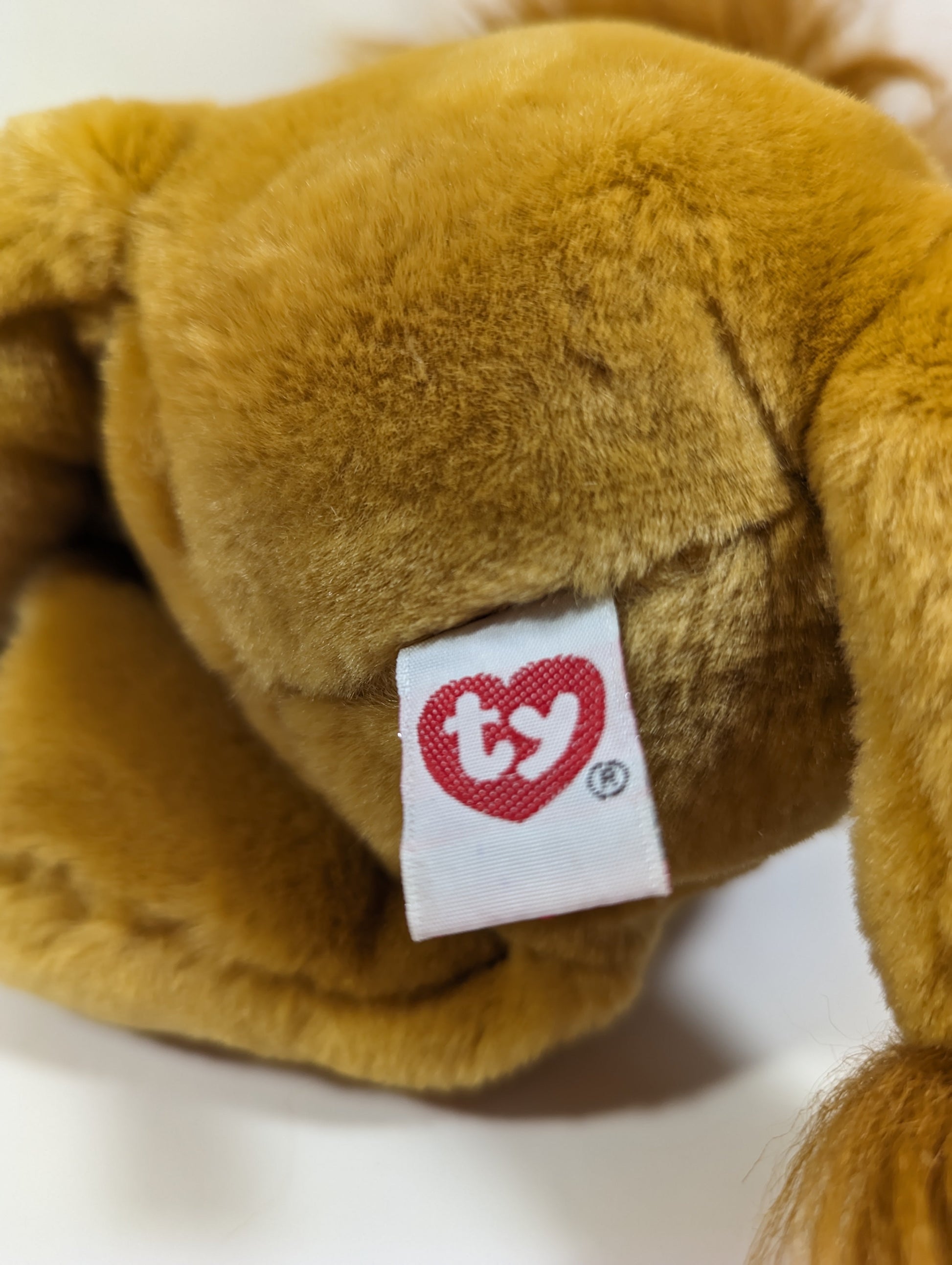 Ty Classic - Lancelot The Lion (11in) No Tag - Vintage Beanies Canada