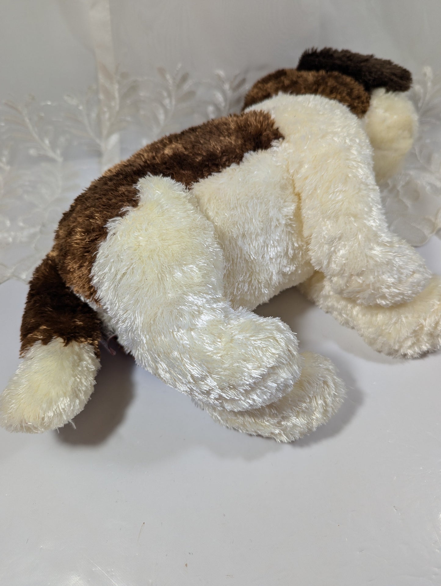 Ty Classic - Rescue the St. Bernard Brown Cream Dog (13 in) Near mint - Vintage Beanies Canada