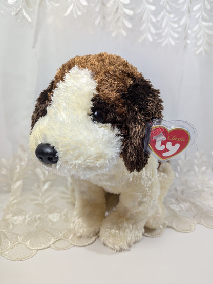 Ty Classic - Rescue the St. Bernard Brown Cream Dog (13 in) Near mint - Vintage Beanies Canada