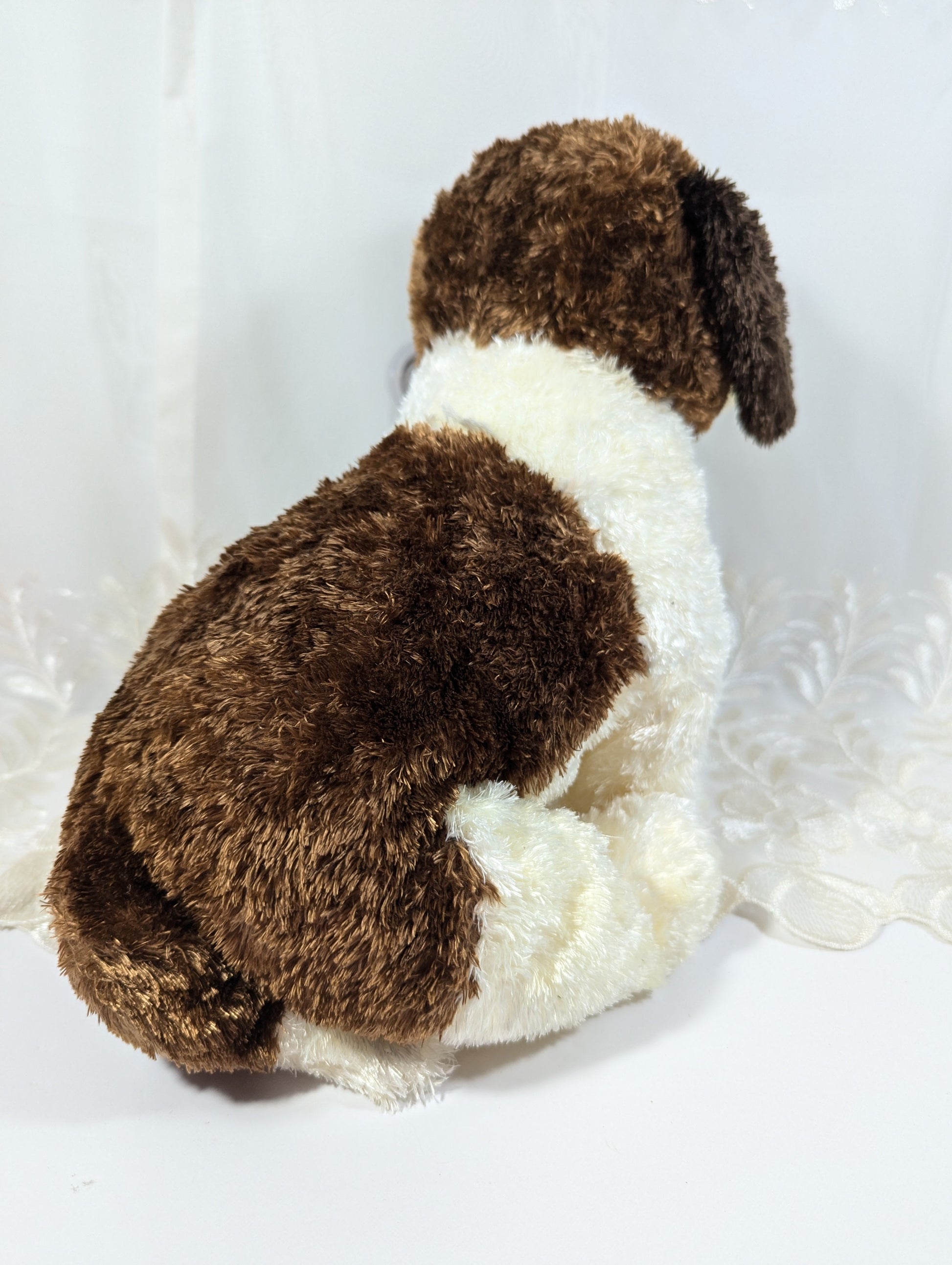 Ty Classic - Rescue the St. Bernard Brown Cream Dog (13 in) Near mint - Vintage Beanies Canada