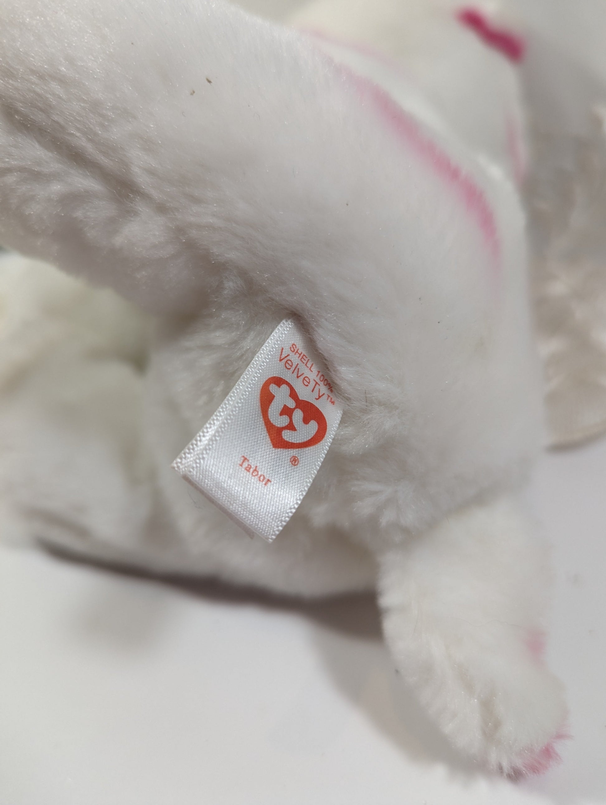 Ty Classic - Tabor the White Tiger (9.5in) no tag - Vintage Beanies Canada
