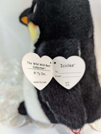 Ty Classic - Wild Wild Best - Icicles The Penguin (10in) - Vintage Beanies Canada