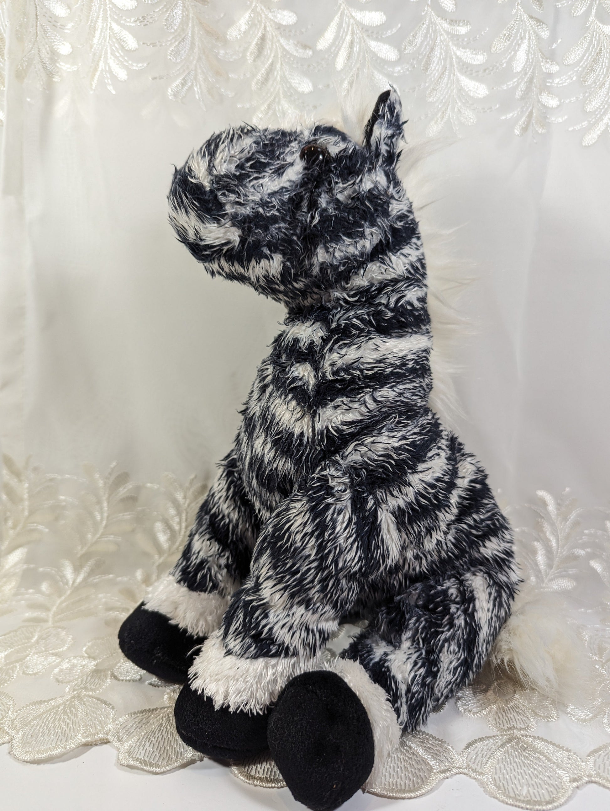 Ty Classics Collection - Kivu the Zebra (12 in) No Tag - Vintage Beanies Canada