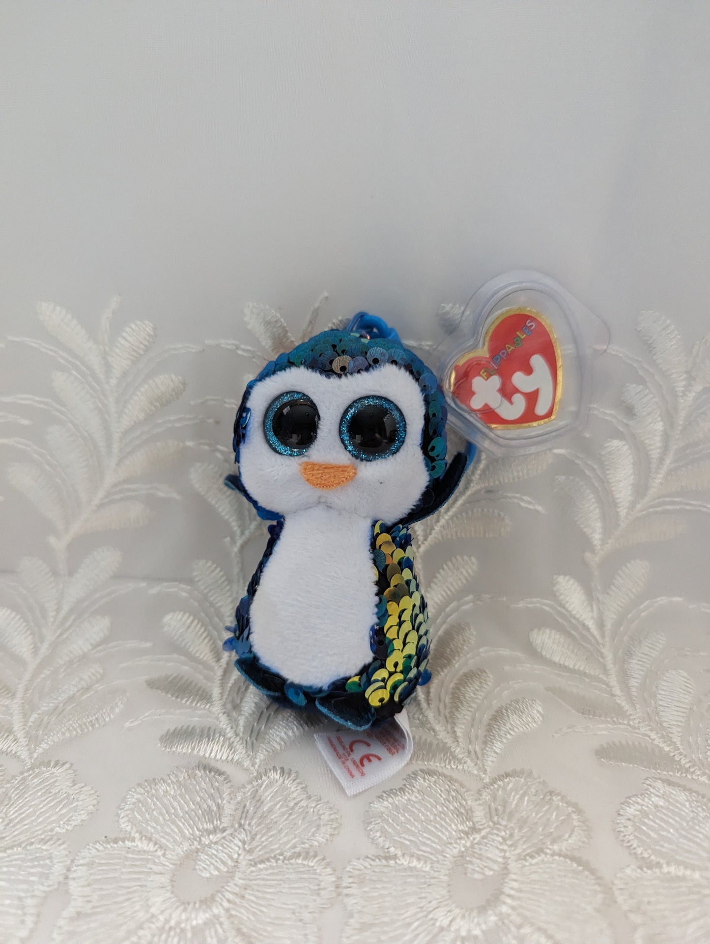 Ty Flippables - Payton The Penguin Clip (3.5IN) - Vintage Beanies Canada