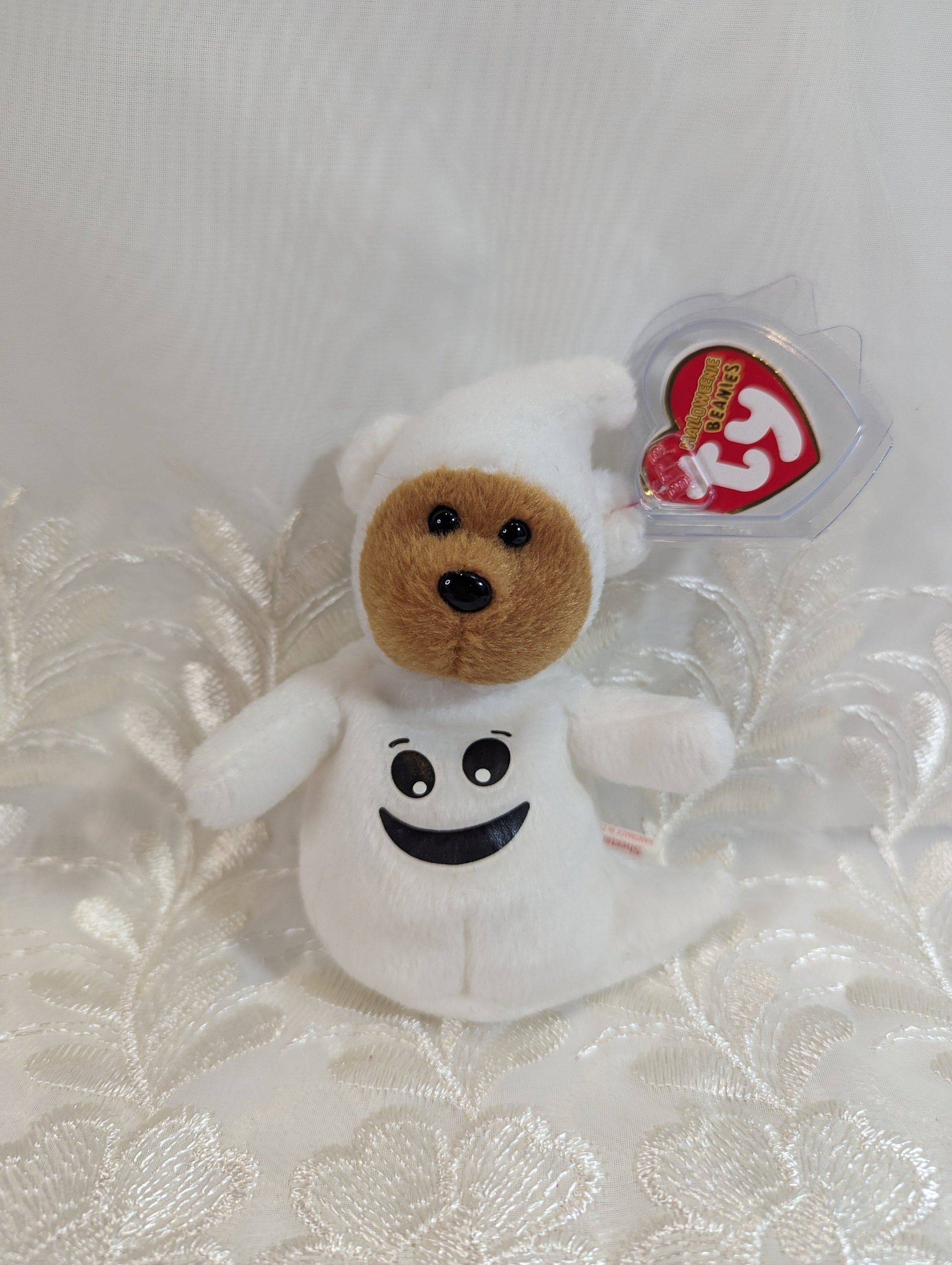 Ty Halloweenie - Sheetsies The Ghost Bear (5in) - Vintage Beanies Canada