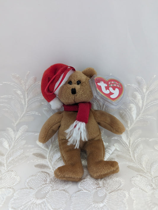 Ty Jingle Beanie - 1997 Holiday Teddy The Bear (5in) Christmas Tree Decor - Vintage Beanies Canada