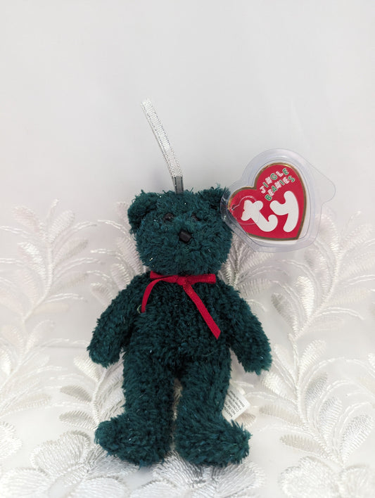 Ty Jingle Beanie - 2001 Holiday Teddy The Bear (5in) Christmas Ornament - Near Mint - Vintage Beanies Canada