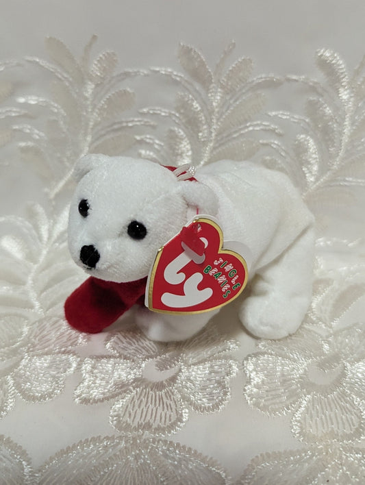 Ty Jingle Beanie - Coldy The Polar Bear (4in) Christmas Tree Ornament - Vintage Beanies Canada