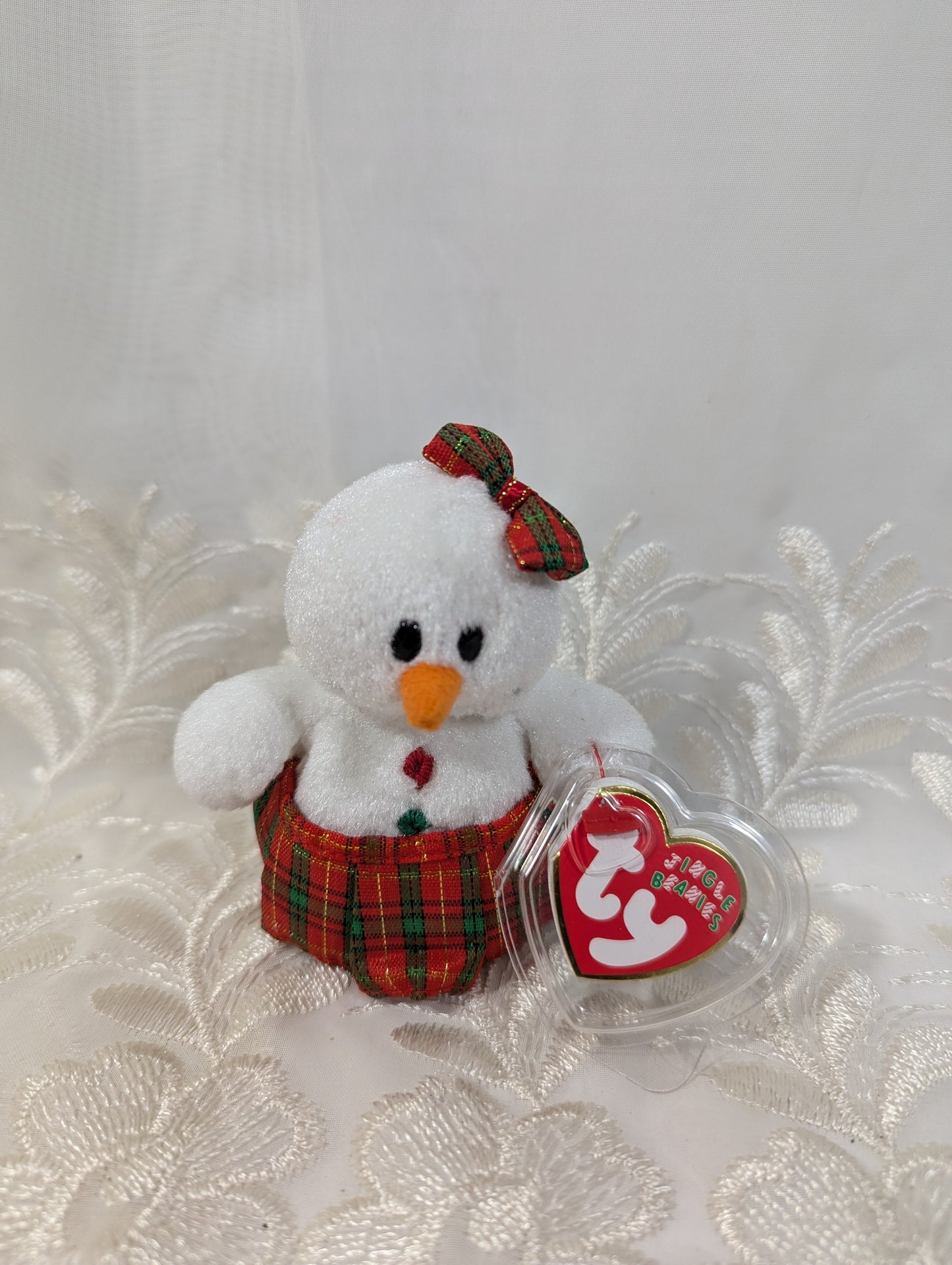 Ty Jingle Beanie - Coolstina The Snowman (4in) Christmas Tree Ornament - Vintage Beanies Canada