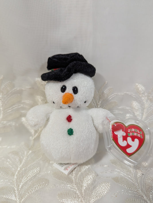 Ty Jingle Beanie - Coolston the snowman (4in) Christmas Tree Ornament - Vintage Beanies Canada