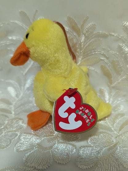 Ty Jingle Beanie - Quackers The Duck (4in) Christmas Ornament - Vintage Beanies Canada