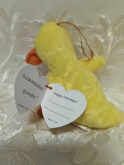 Ty Jingle Beanie - Quackers The Duck (4in) Christmas Ornament - Vintage Beanies Canada
