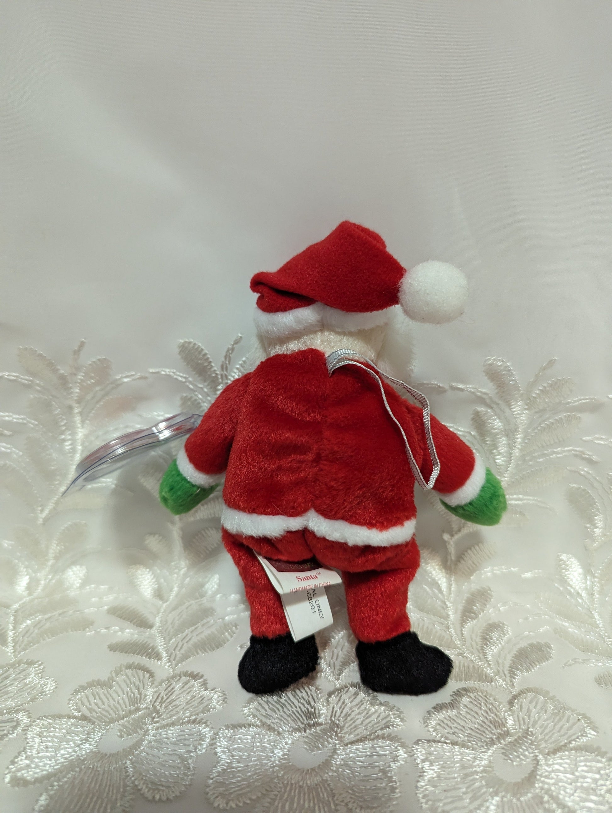 Ty Jingle Beanie - Santa Claus (5in) Christmas Tree Ornament - Non-mint Hang Tag - Vintage Beanies Canada