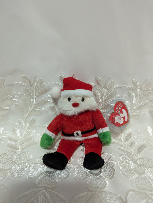 Ty Jingle Beanie - Santa Claus (5in) Christmas Tree Ornament - Non-mint Hang Tag - Vintage Beanies Canada
