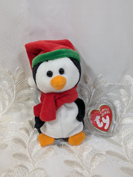 Ty Jingle Beanie - Sleddy The Penguin (4in) Christmas Tree Ornament - Vintage Beanies Canada