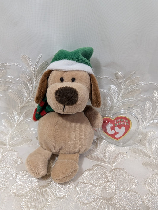 Ty Jingle Beanie - Slushes The Dog (5in) Christmas Tree Decor - Vintage Beanies Canada