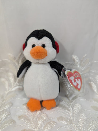 Ty Jingle Beanie - Snowbank the Penguin (4 in) Christmas Tree Ornament - Vintage Beanies Canada