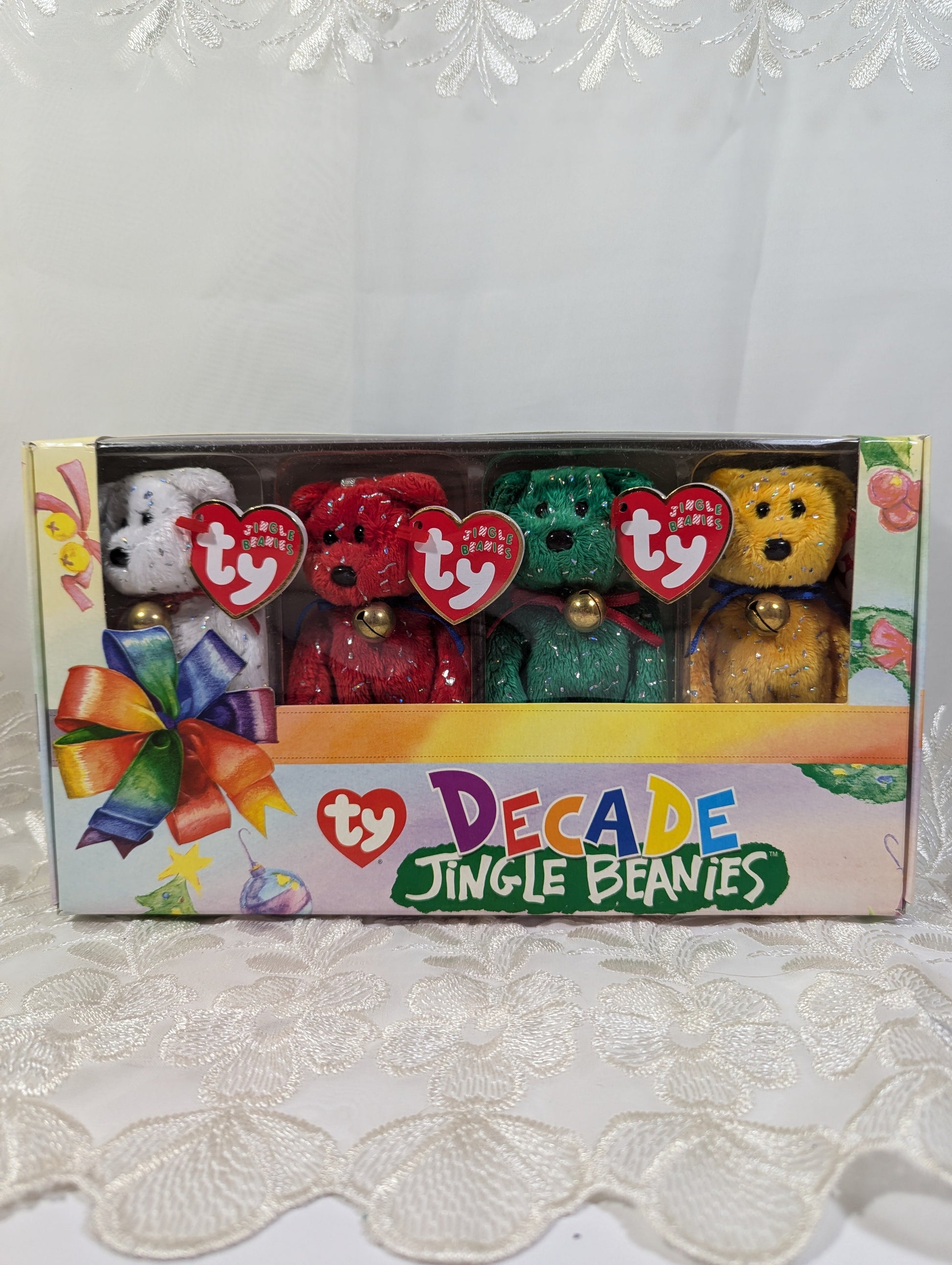 Ty Jingle Beanies - Decade Bears Set (Not Sealed) Christmas tree Ornament - Vintage Beanies Canada