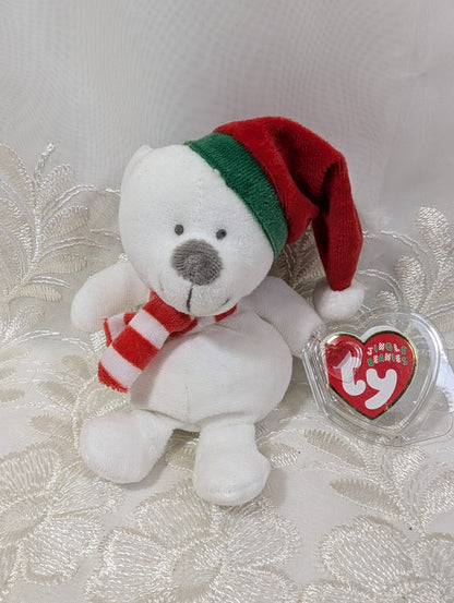 Ty Jingle Beanies - Freezings The Bear (5 in) Christmas ornament - Vintage Beanies Canada