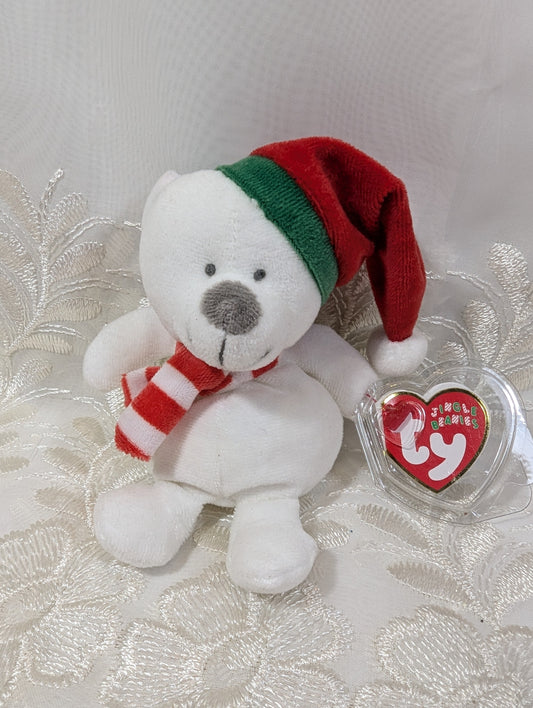 Ty Jingle Beanies - Freezings The Bear (5 in) Christmas ornament - Vintage Beanies Canada