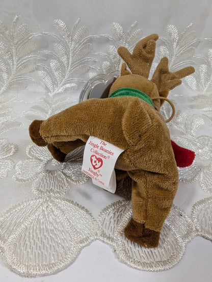 Ty Jingle Beanies - Jingly The Reindeer (5 in) Christmas Tree Decor - Vintage Beanies Canada