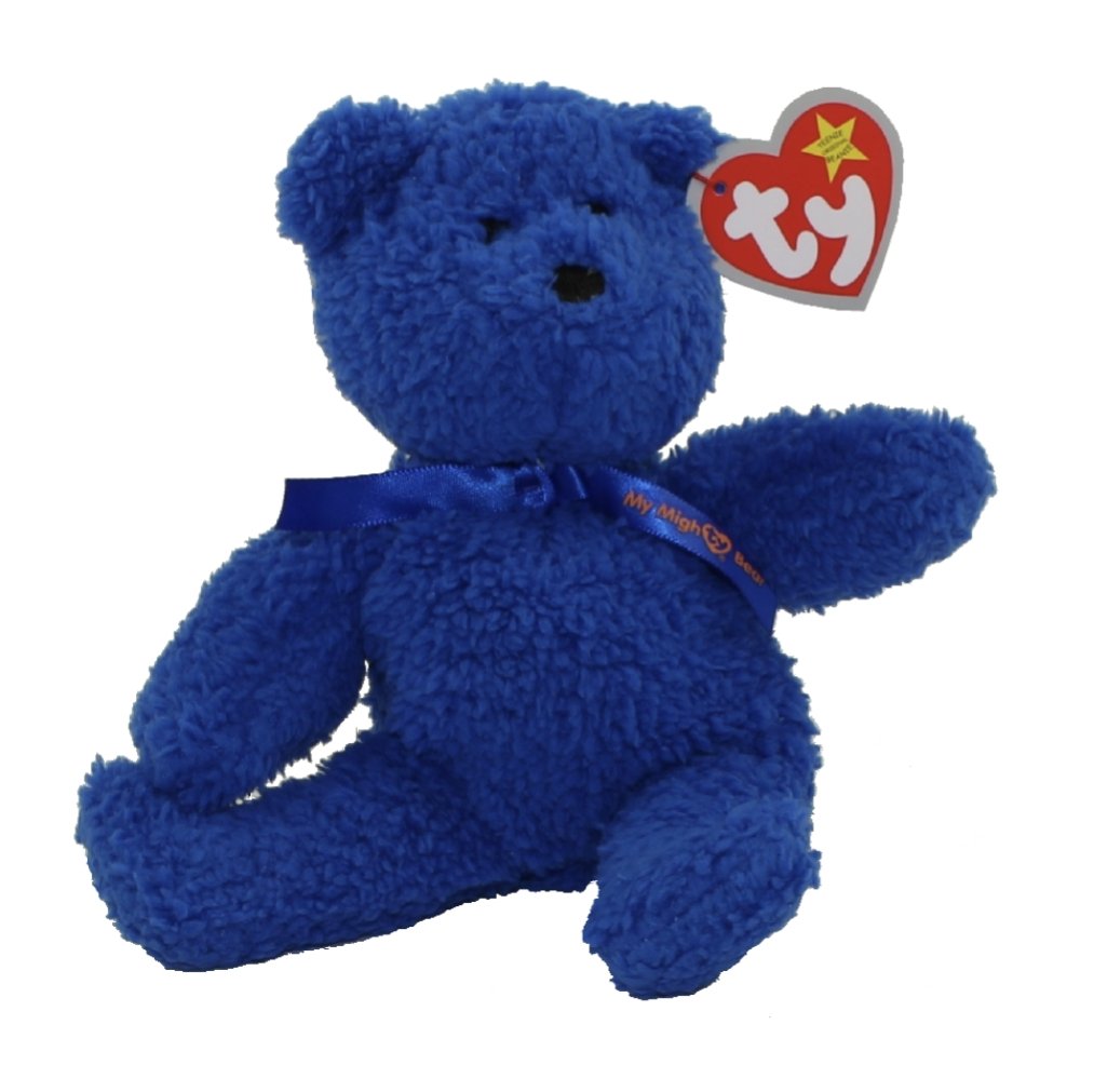 TY McDonald's Teenie Beanie Baby - My Mighty Bear (2006) (7.5 inch) (New in Bag) *Rare* Malaysian Exclusive - Vintage Beanies Canada