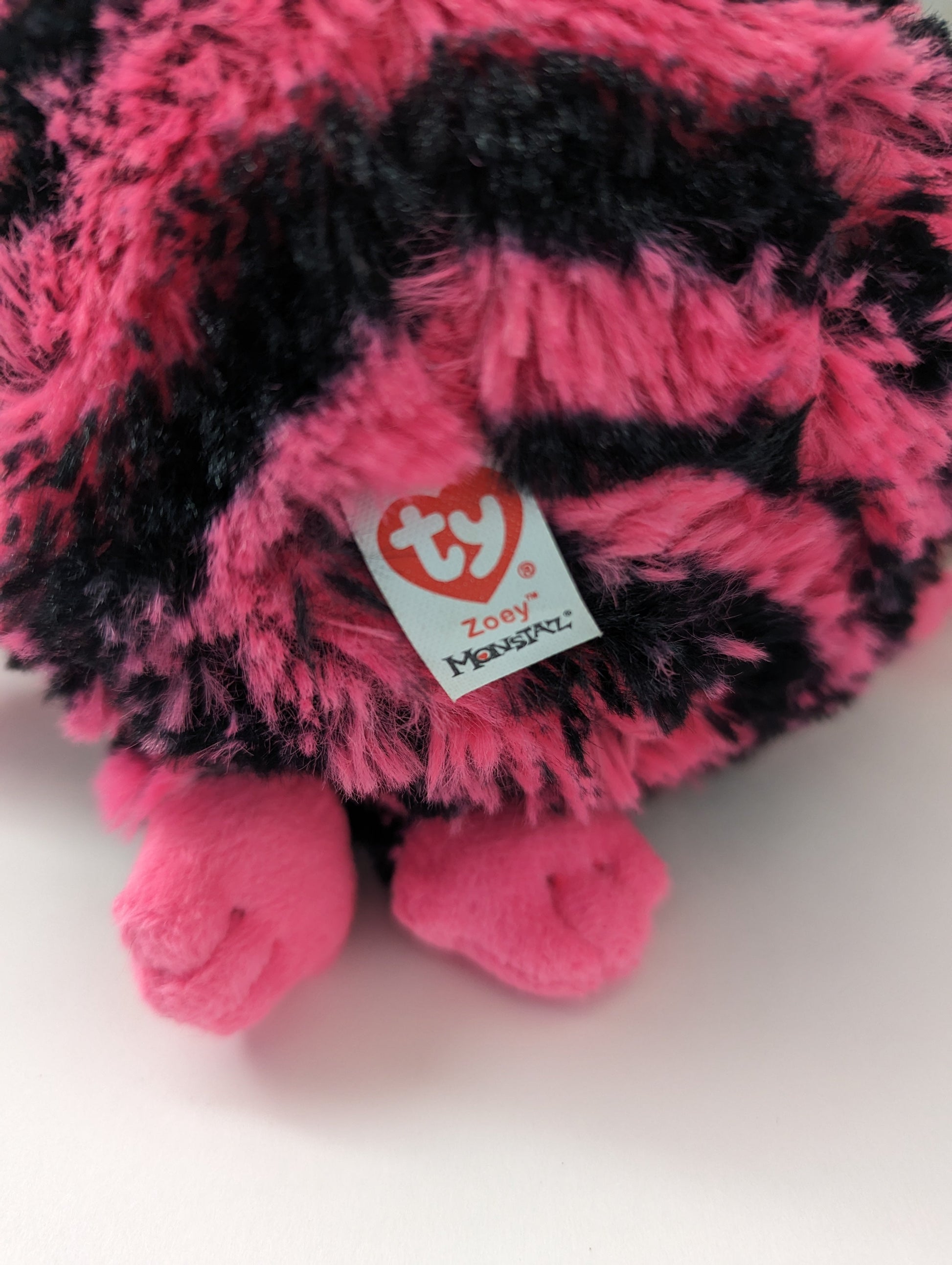 Ty Monstaz - Zoey The Pink And Black Monster (5.5in) - Vintage Beanies Canada