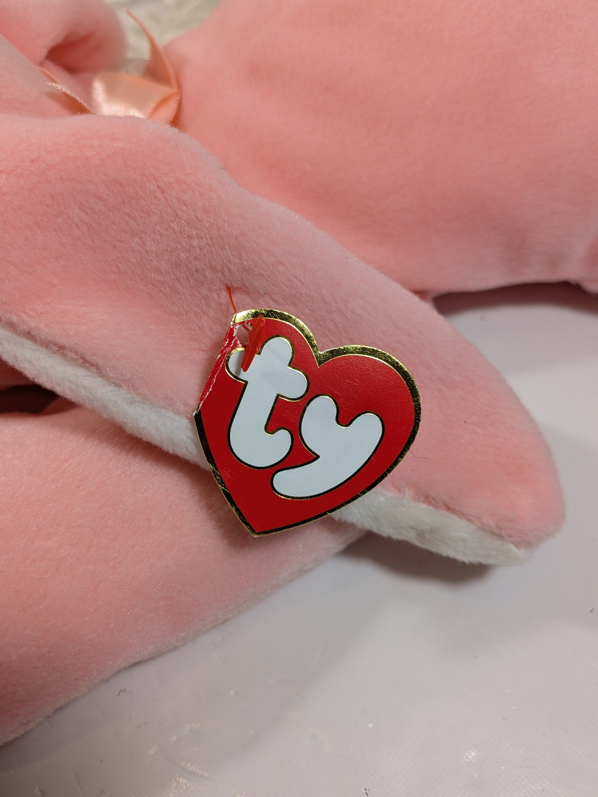 Ty Pillow Pals - Carrots The Pink Bunny (12in) - Vintage Beanies Canada