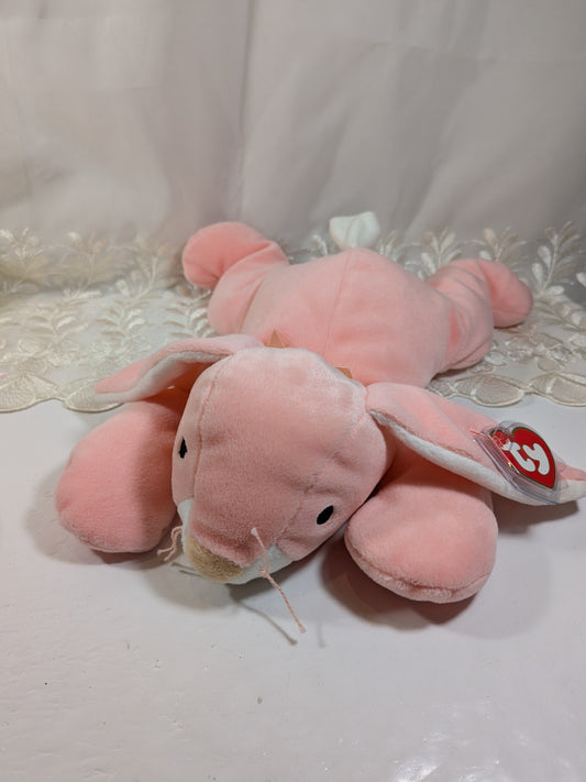 Ty Pillow Pals - Carrots The Pink Bunny (12in) - Vintage Beanies Canada