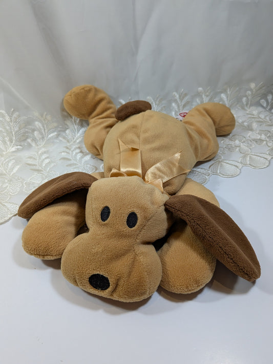 Ty Pillow Pals - Woof The Brown Dog (14in) No Tag - Vintage Beanies Canada