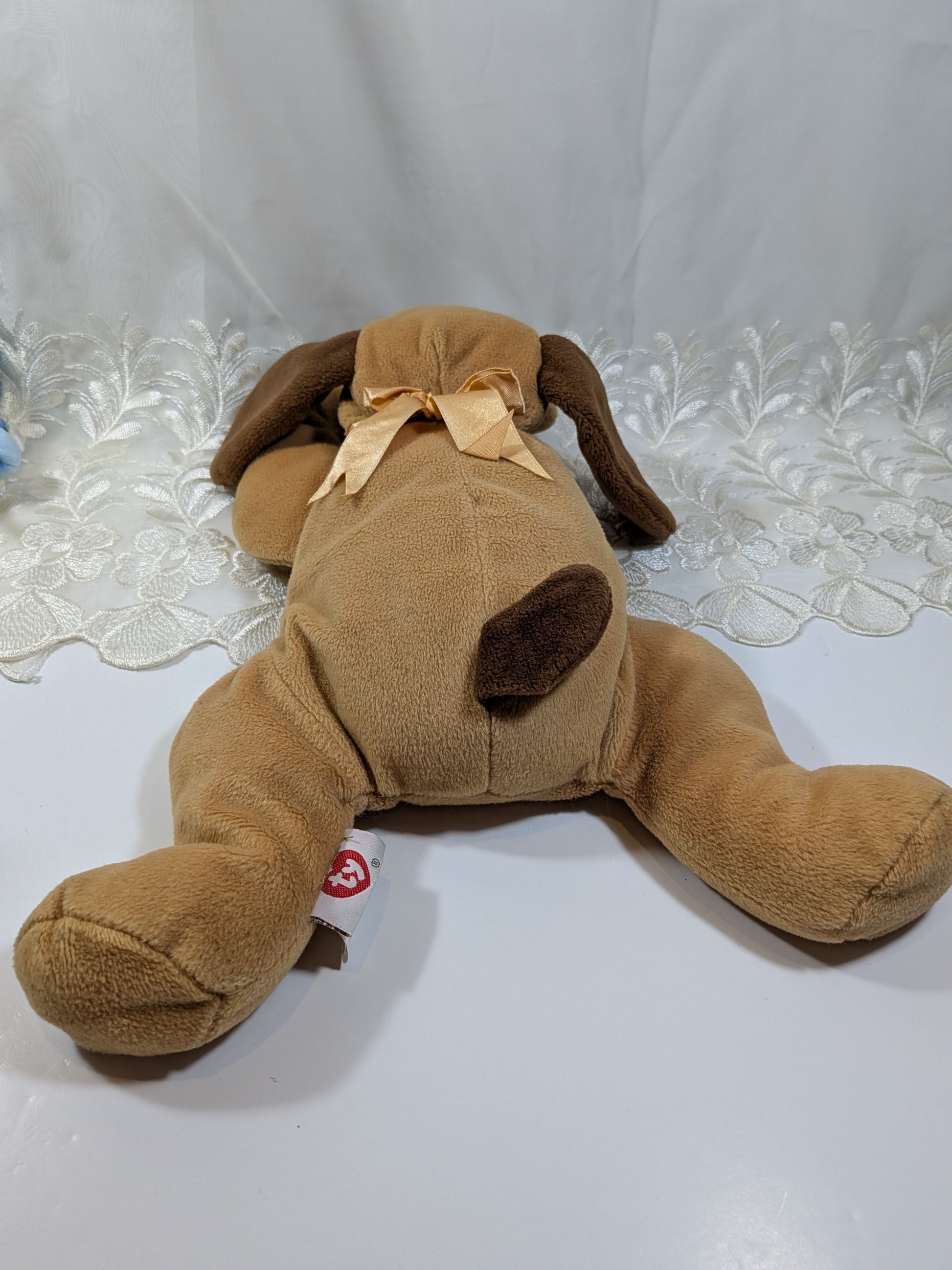 Ty Pillow Pals - Woof The Brown Dog (14in) No Tag - Vintage Beanies Canada