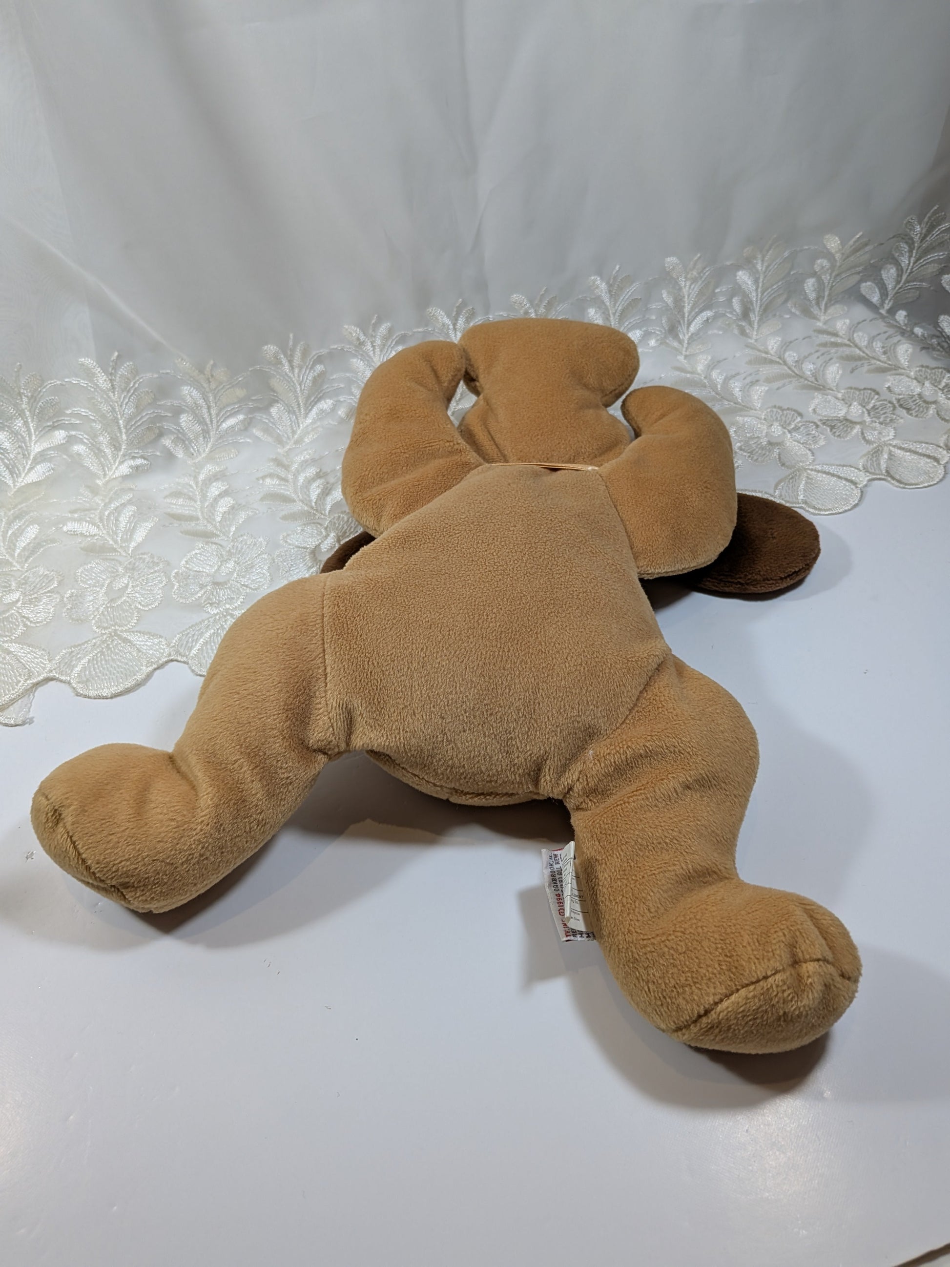 Ty Pillow Pals - Woof The Brown Dog (14in) No Tag - Vintage Beanies Canada