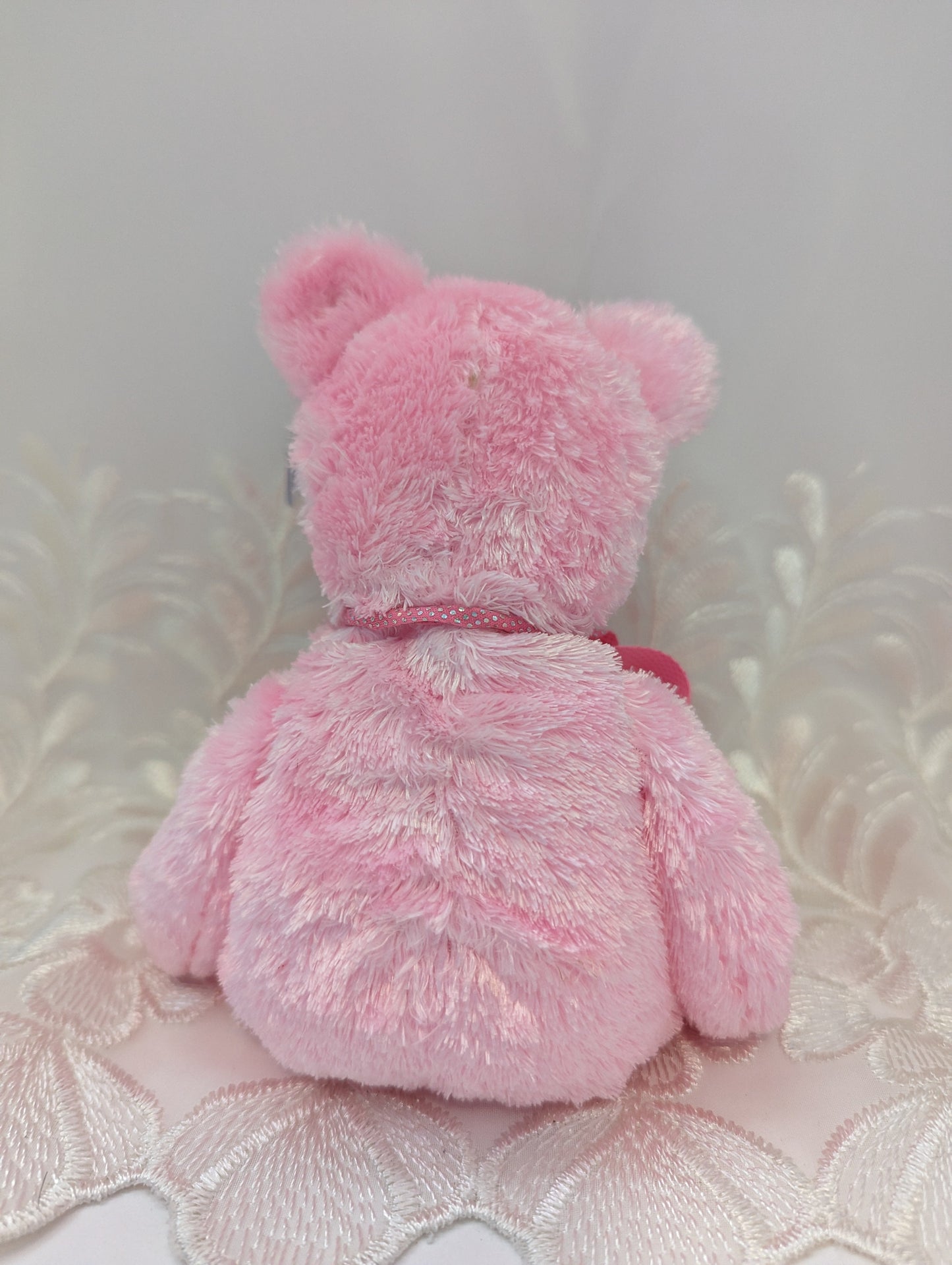 Ty Pinkys Collection - Dazzler The Pink Bear (9in) - Vintage Beanies Canada